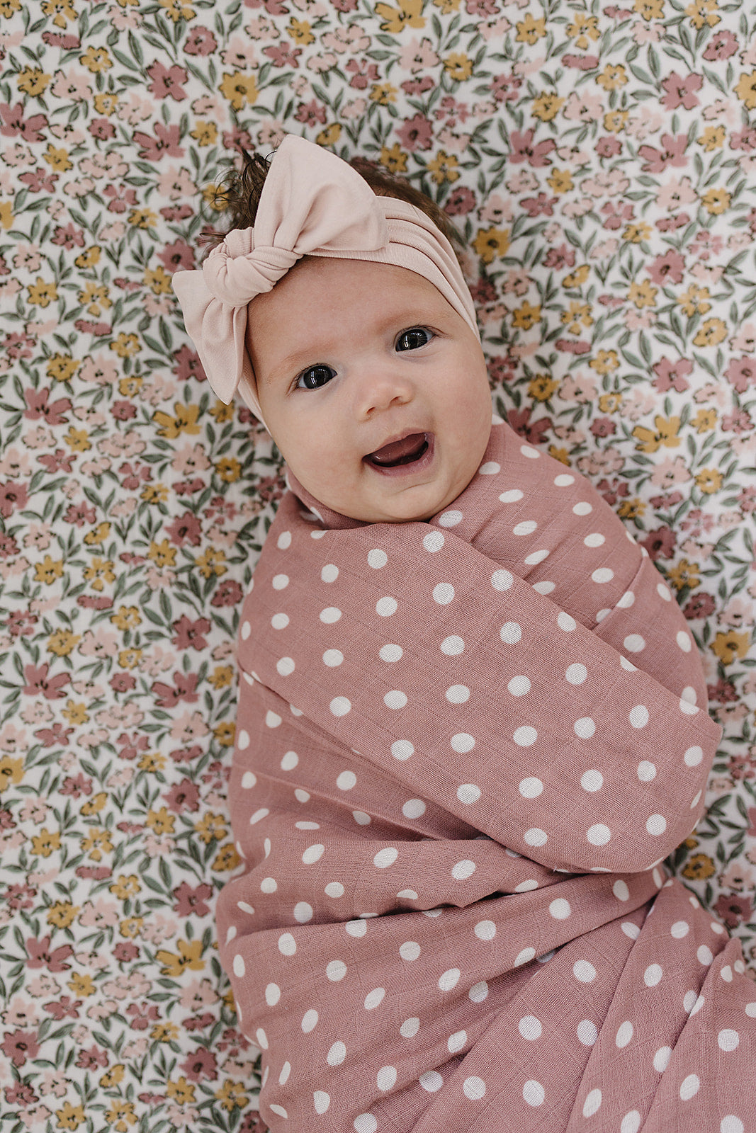 Baby Pink Bamboo Head Wrap