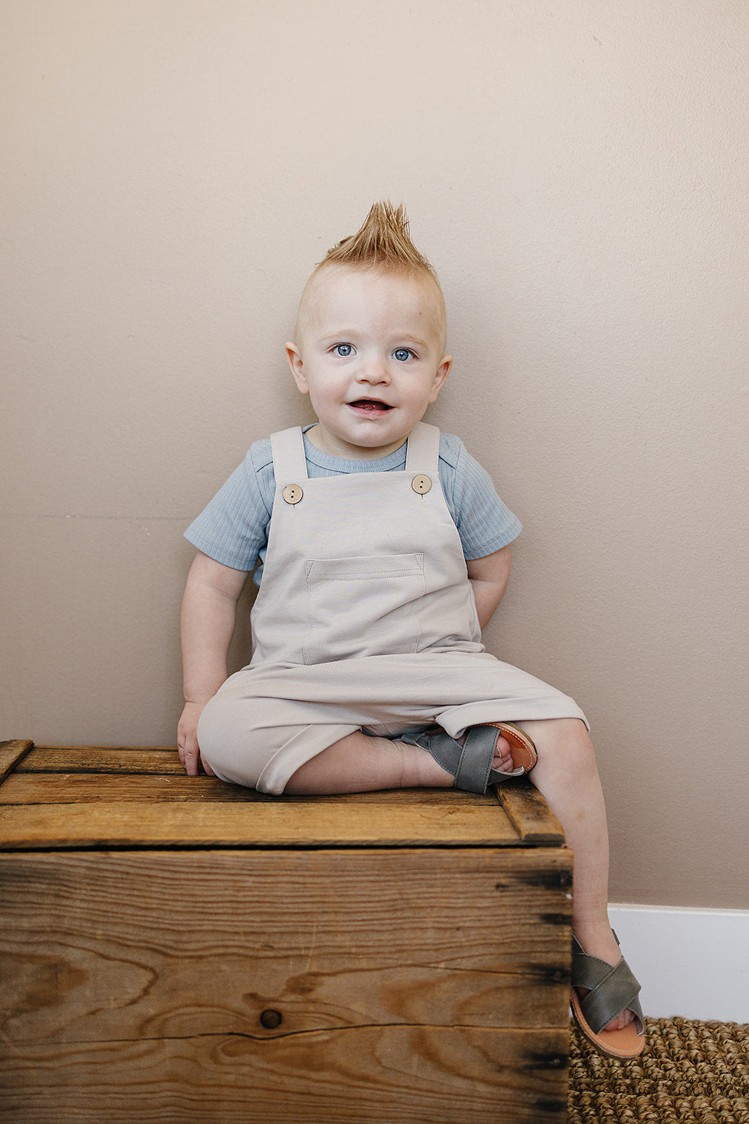 Grey Short Overall