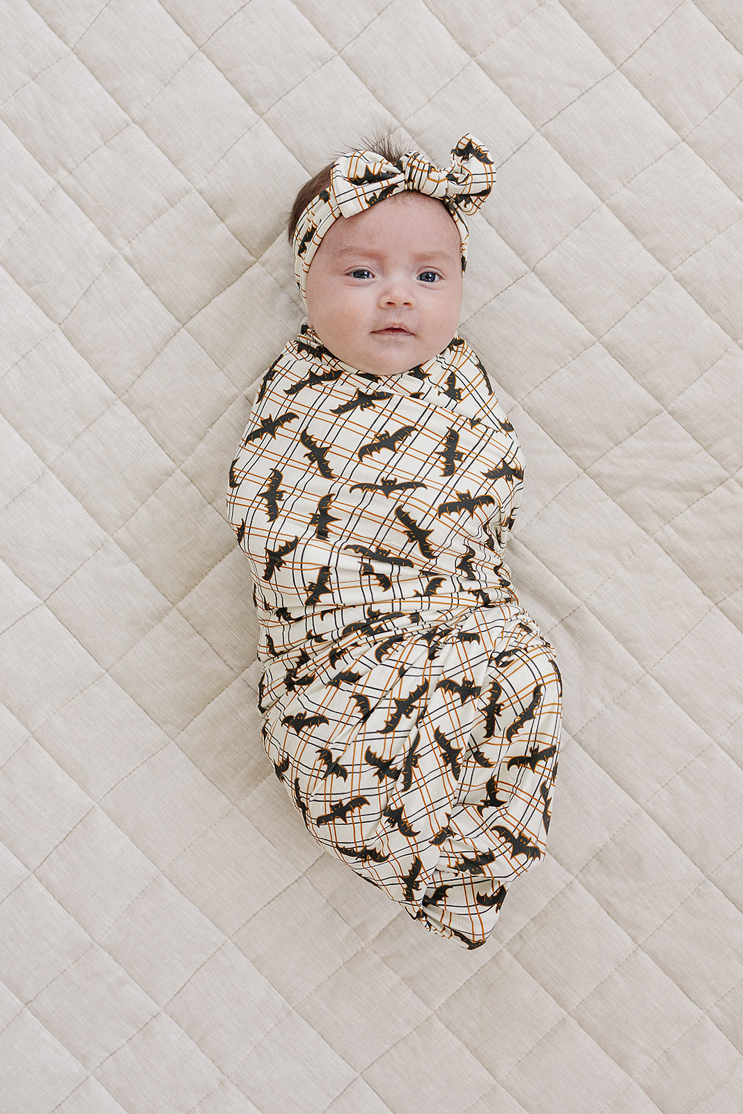 Vintage Bats Bamboo Stretch Swaddle