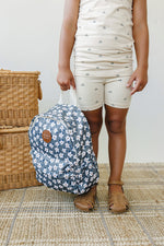 Green Floral Mini Backpack