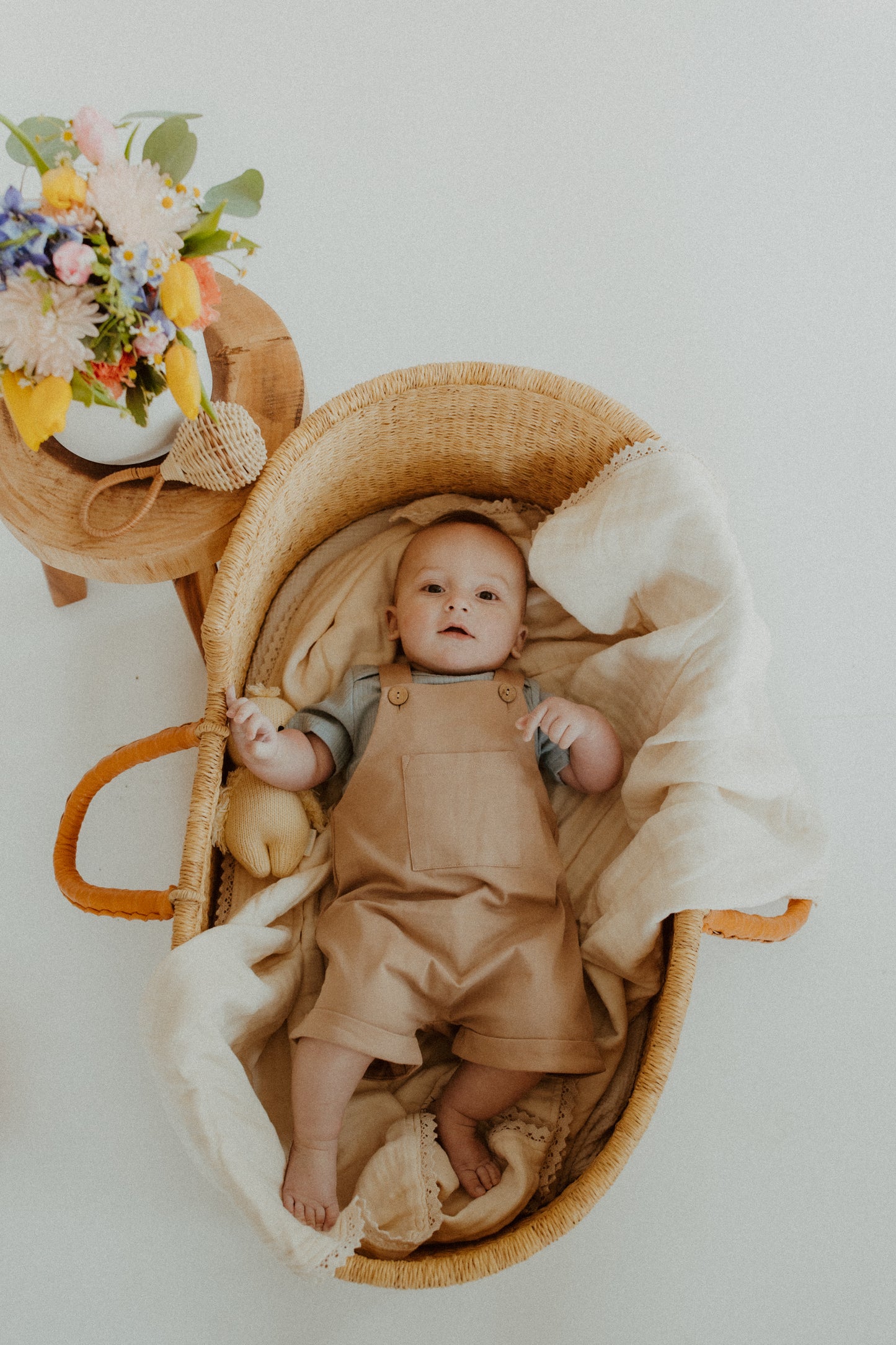 Tan Short Overall