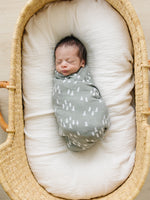 Mebie Baby Gender Neutral Infant Muslin Swaddle its 100% cotton.