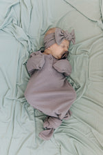 Mebie Baby Sage Stretch Swaddle. Mebie Baby Bamboo Stretch Swaddle. Gender Neutral for take home outfits and swaddling newborns.
