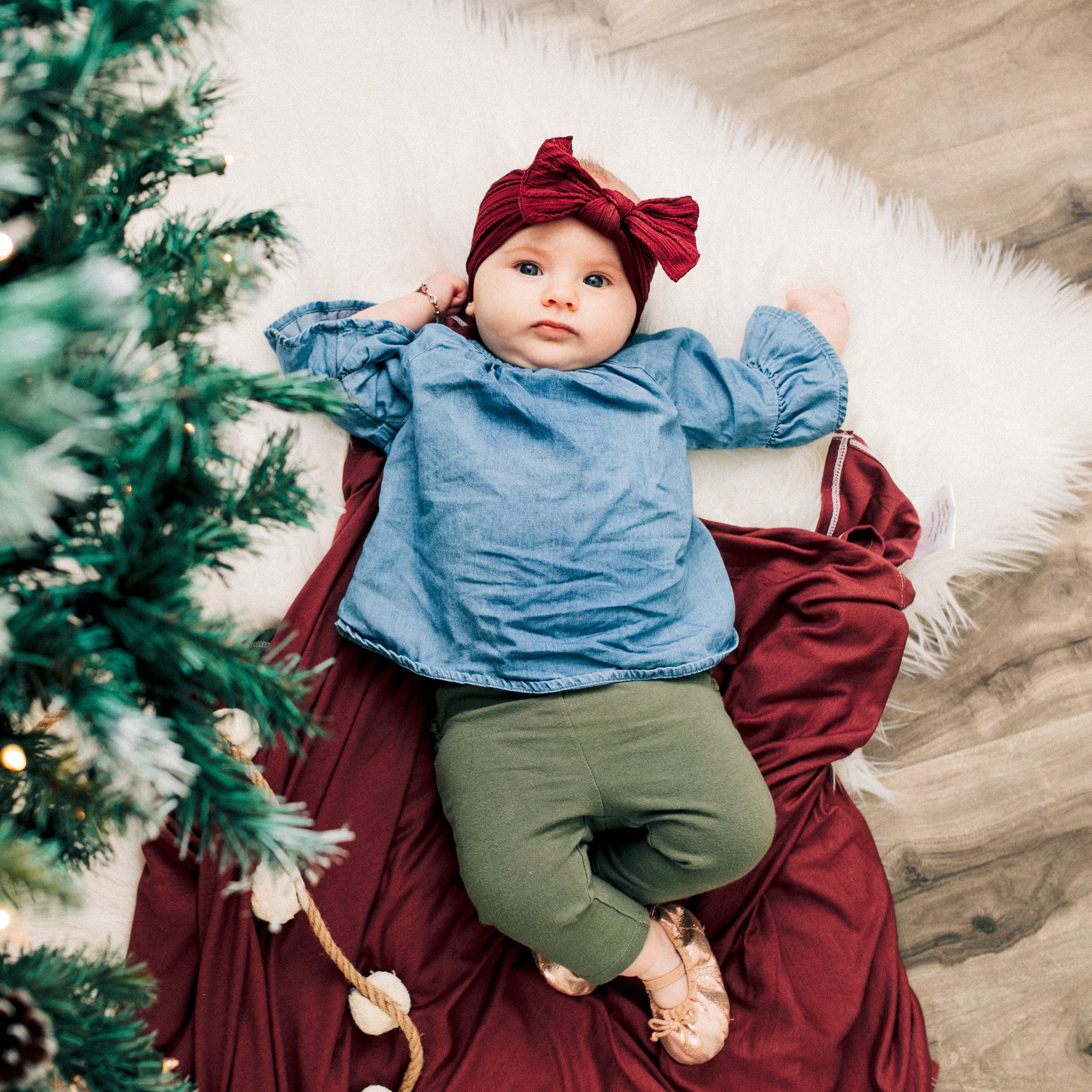 Christmas Baby Swaddle Shoot!