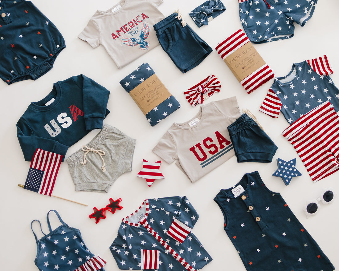 Mebie Baby 4th of July outfits