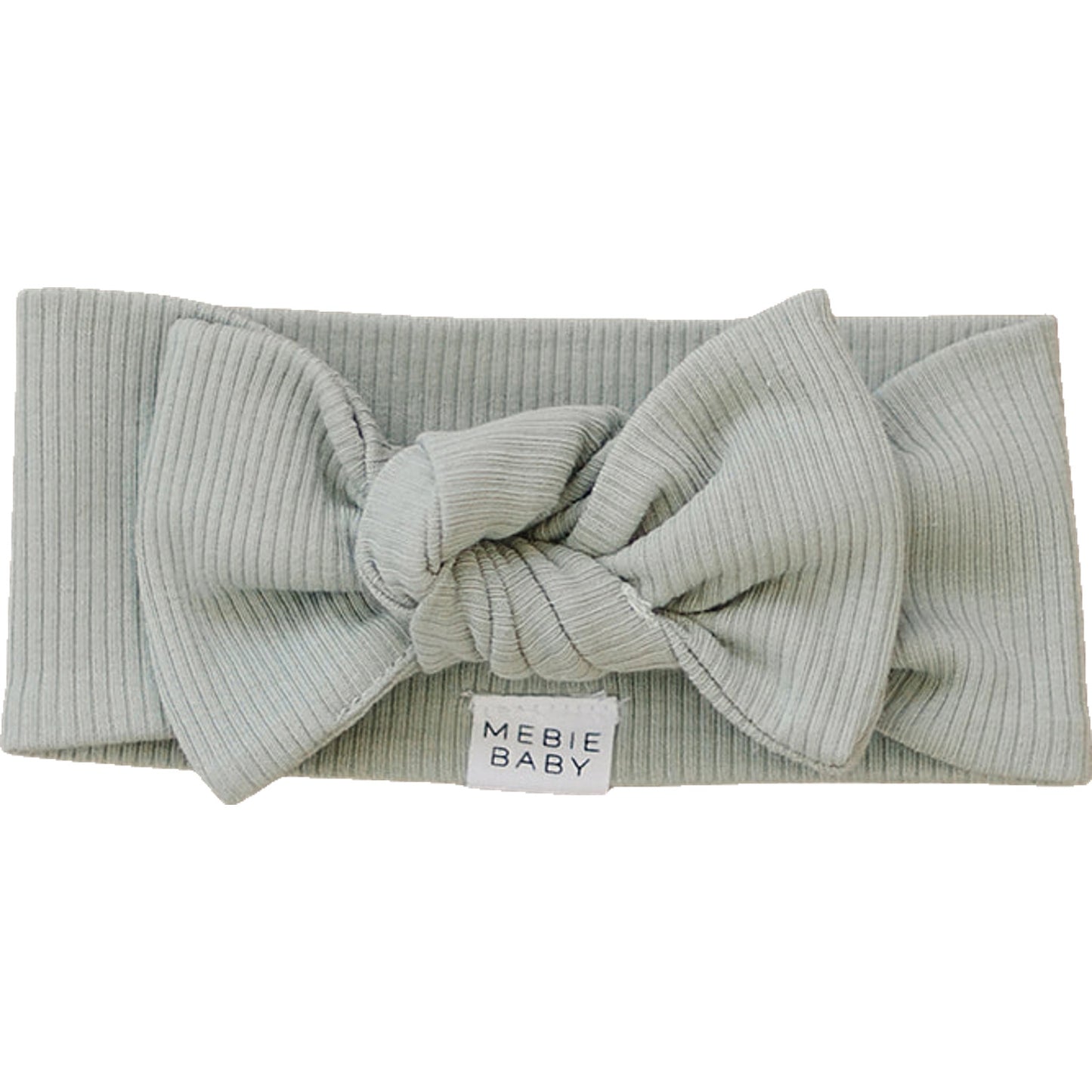 Sage Organic Cotton Ribbed Head Wrap