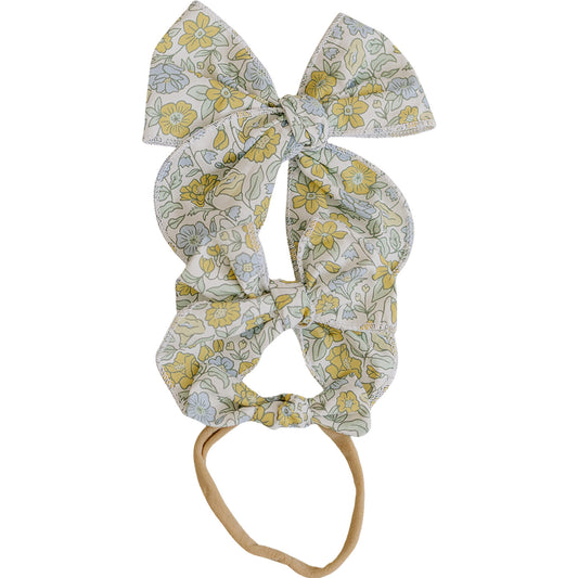 Sunny Floral Hair Bows