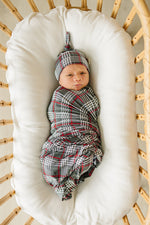 Green Plaid Stretch Swaddle