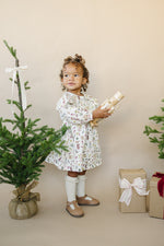 Nutcracker Long Sleeve Ruffle Dress