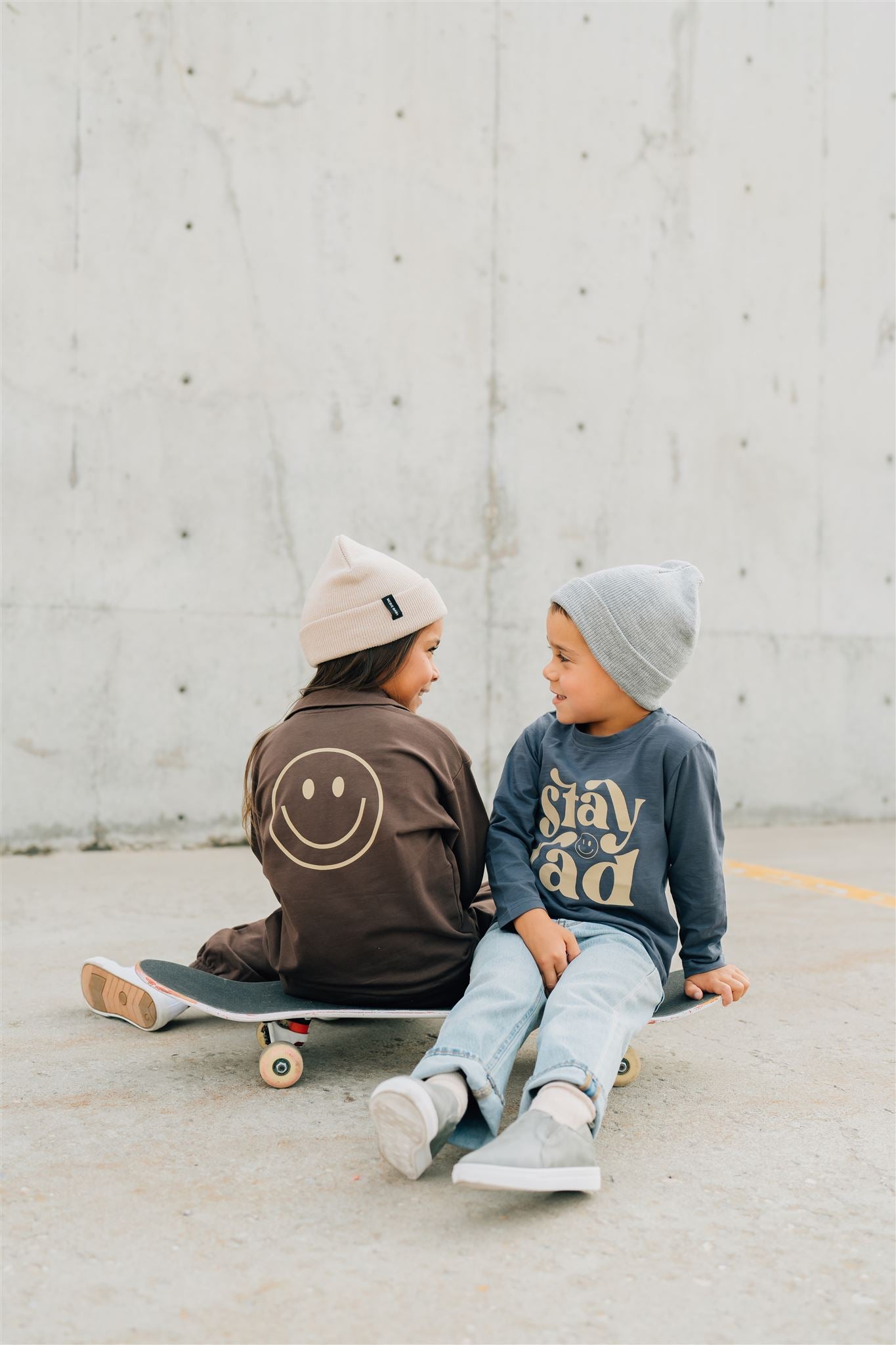 Stay Rad Long Sleeve Cotton Tee