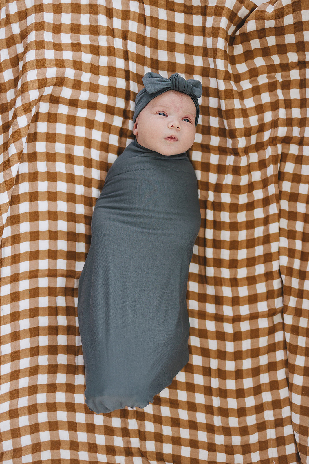 Charcoal Bamboo Stretch Swaddle