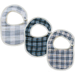 Vintage Plaid Classic Muslin Bib