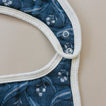 Navy Berry Classic Muslin Bib