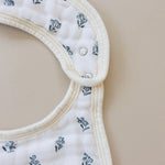 Cream Berry Classic Muslin Bib