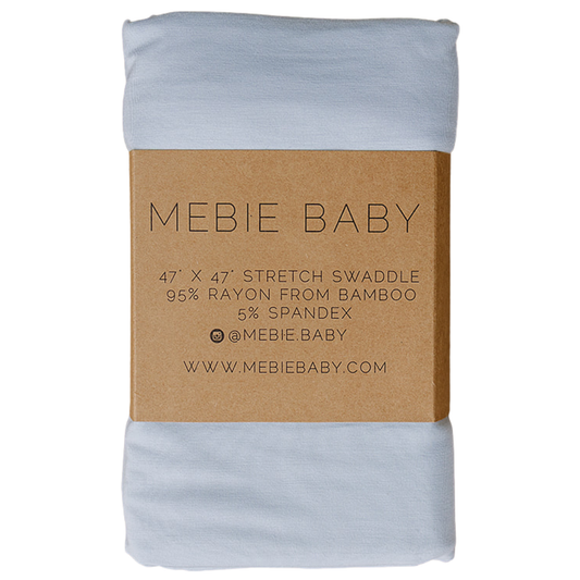 Baby Blue Bamboo Stretch Swaddle