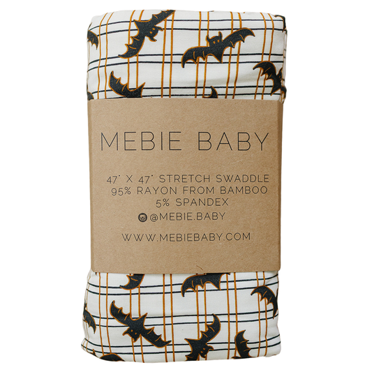 Vintage Bats Bamboo Stretch Swaddle