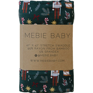 Green Nutcracker Stretch Swaddle