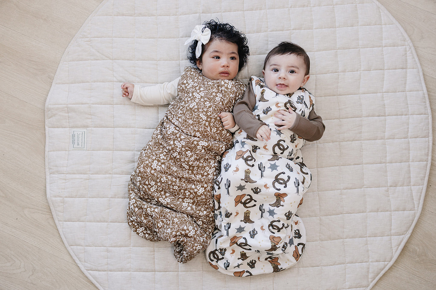 Brown Floral Sleep Sack