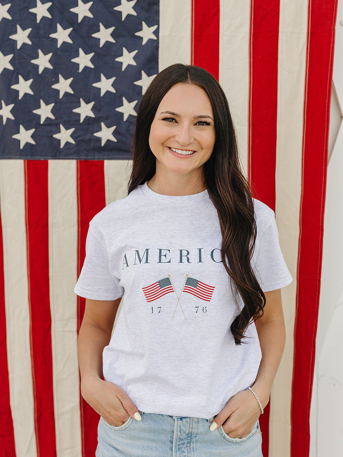 Adult Patriotic Graphic T-Shirt