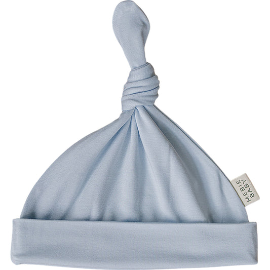 Baby Blue Bamboo Newborn Knot Hat