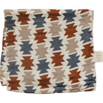 Western Aztec Muslin Burp Cloth