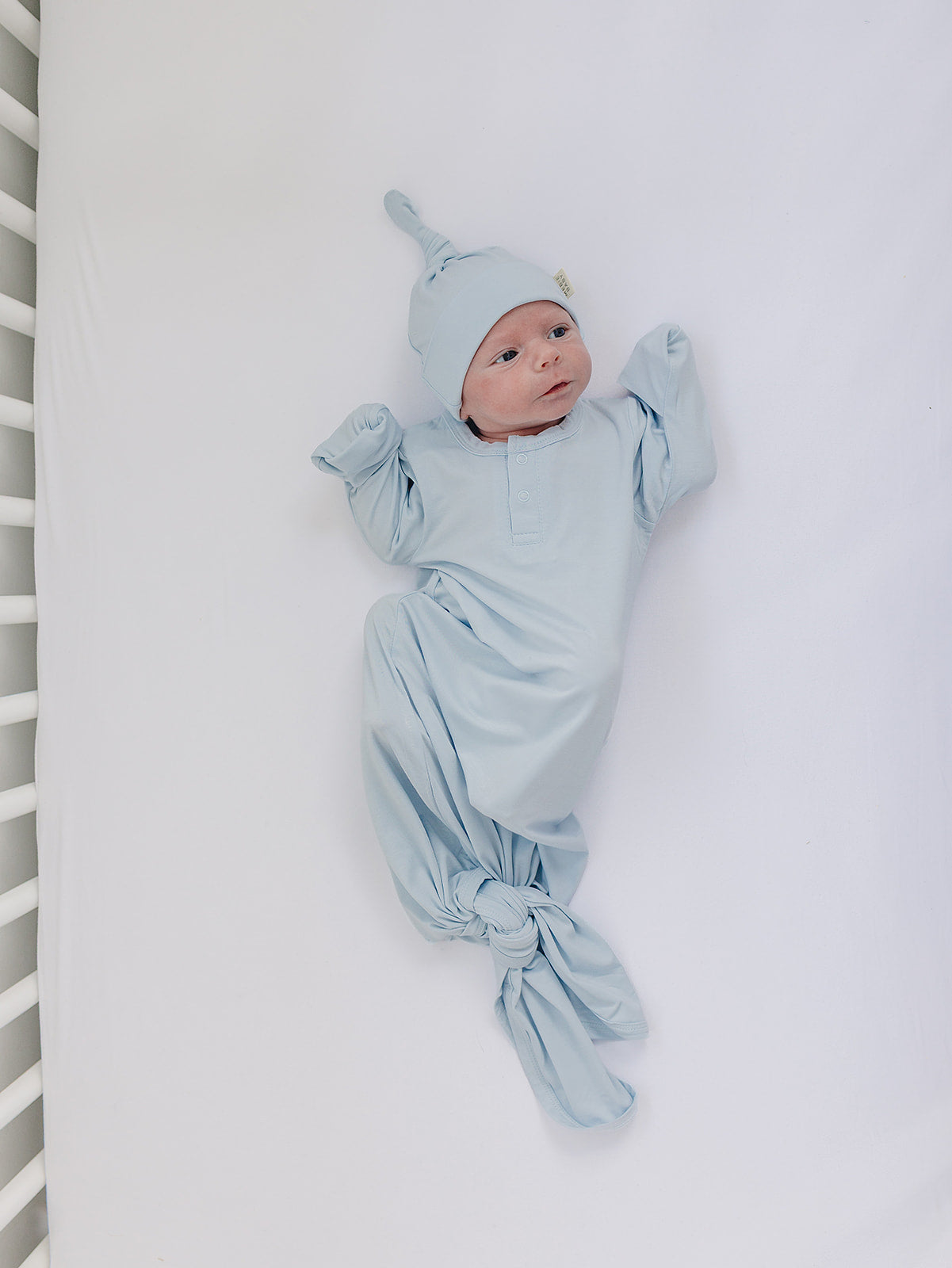 Baby Blue Bamboo Knot Gown