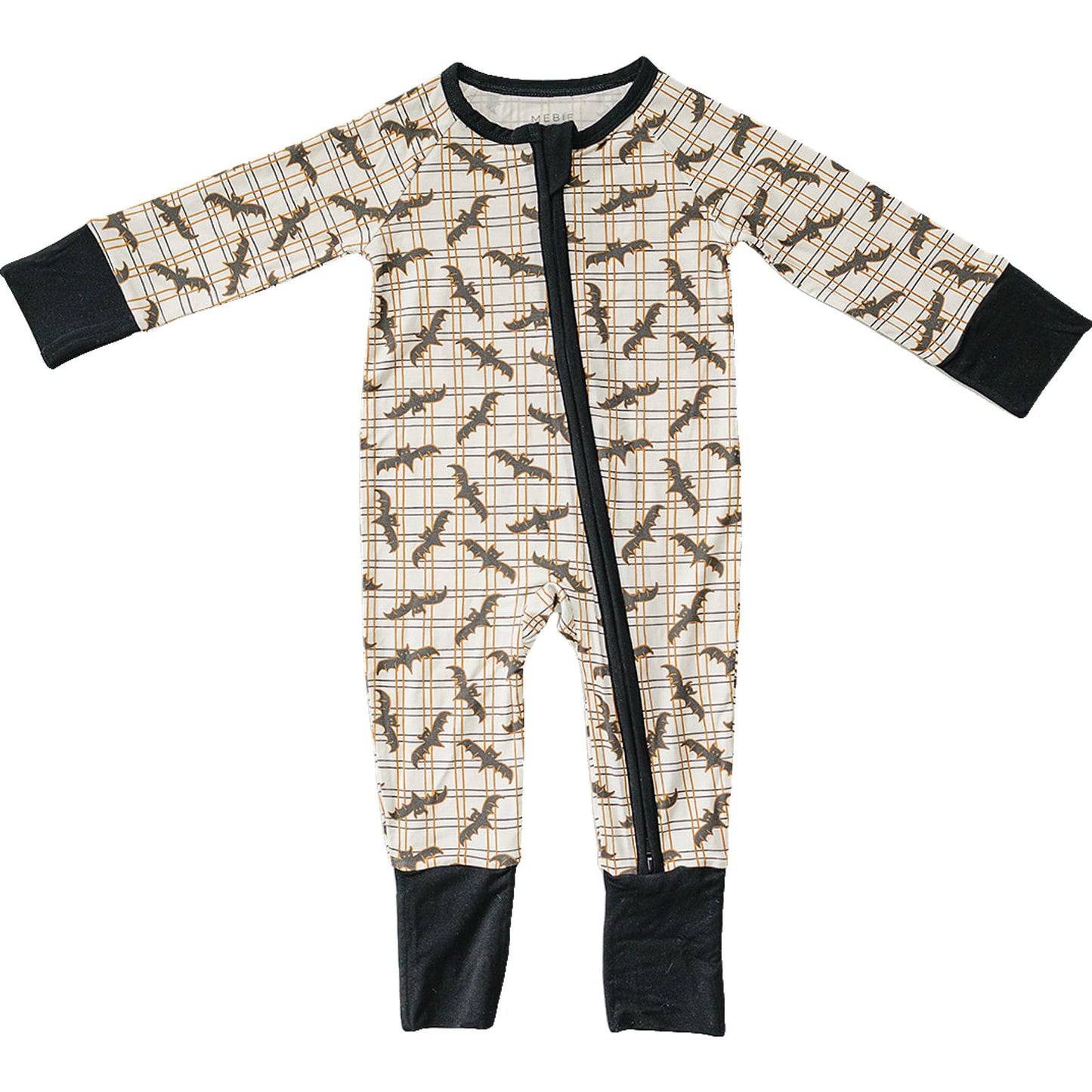 Vintage Bats Bamboo Zipper