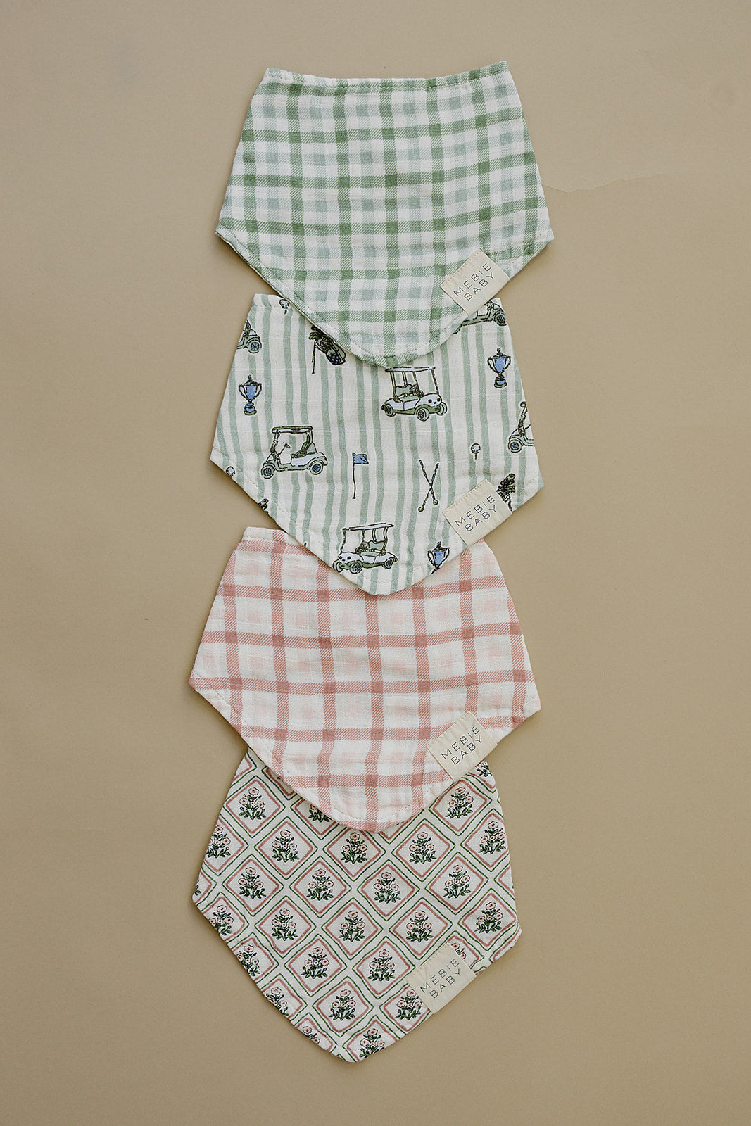 Country Garden Floral Classic Muslin Bib