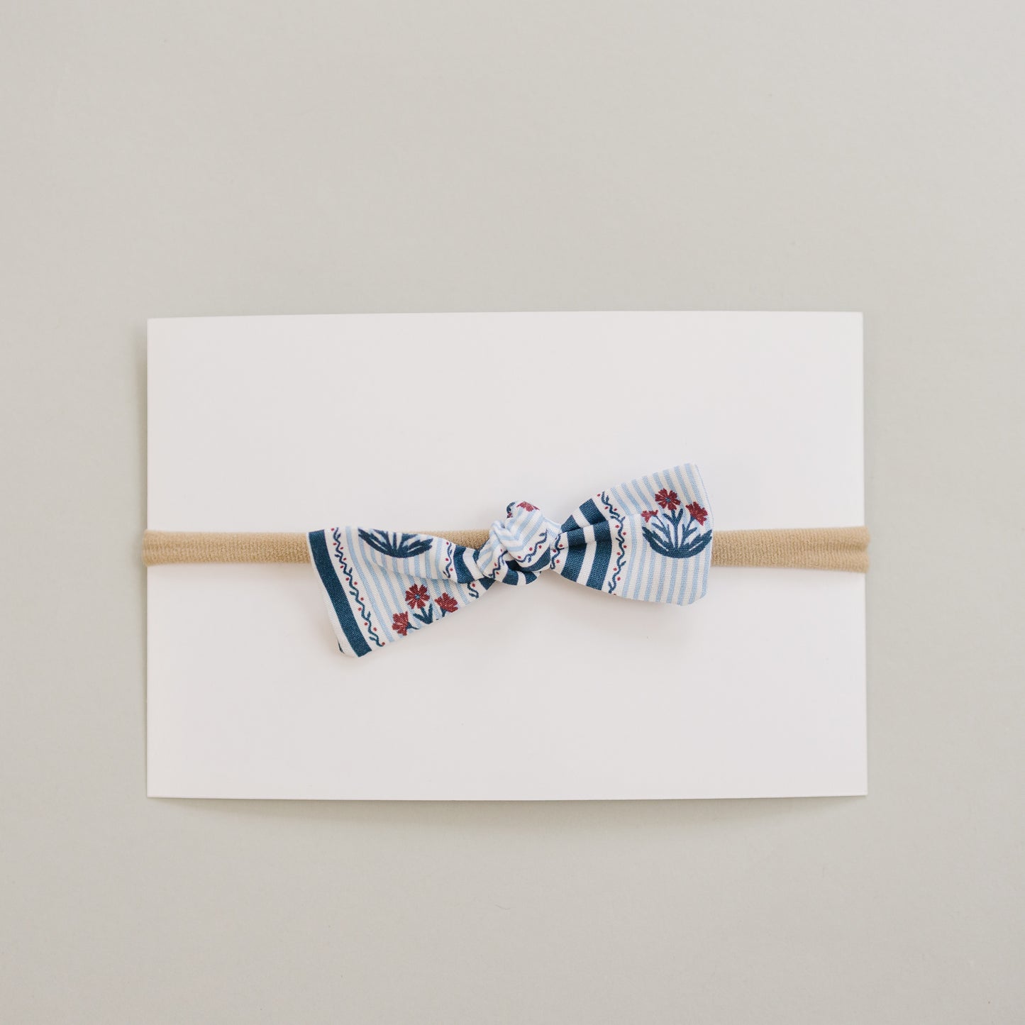 Block Print Hair Bow