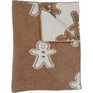Gingerbread Plush Blanket