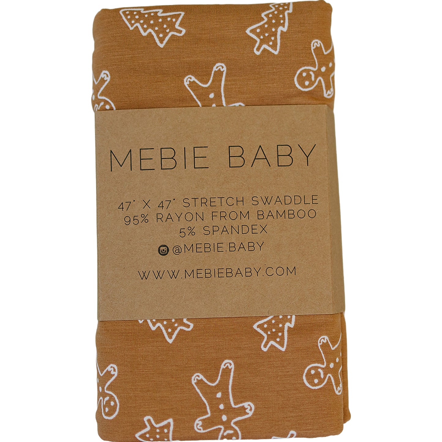Gingerbread Bamboo Stretch Swaddle