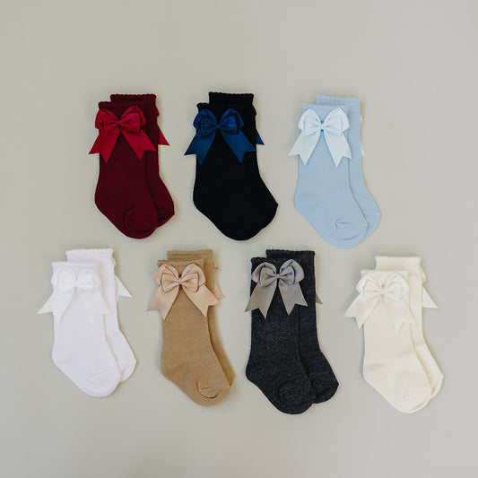 Mebie High Rise Bow Socks