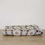 Patchwork Print Muslin Changing Pad Cover