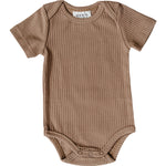 Tan Ribbed Bodysuit