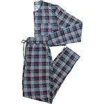 Green Plaid Bamboo Cozy Set Adult Men