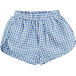 Blue Gingham Shorts