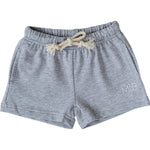 Grey Pocket Cotton Shorts