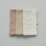 Dusty Rose Muslin Burp Cloth
