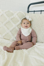 Cream Muslin Bib