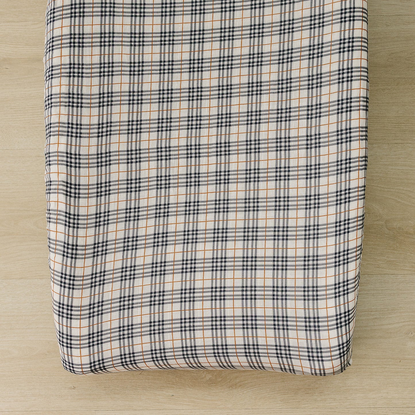 Vintage Plaid Muslin Changing Pad Cover