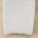 Cream Berry Muslin Changing Pad Cover