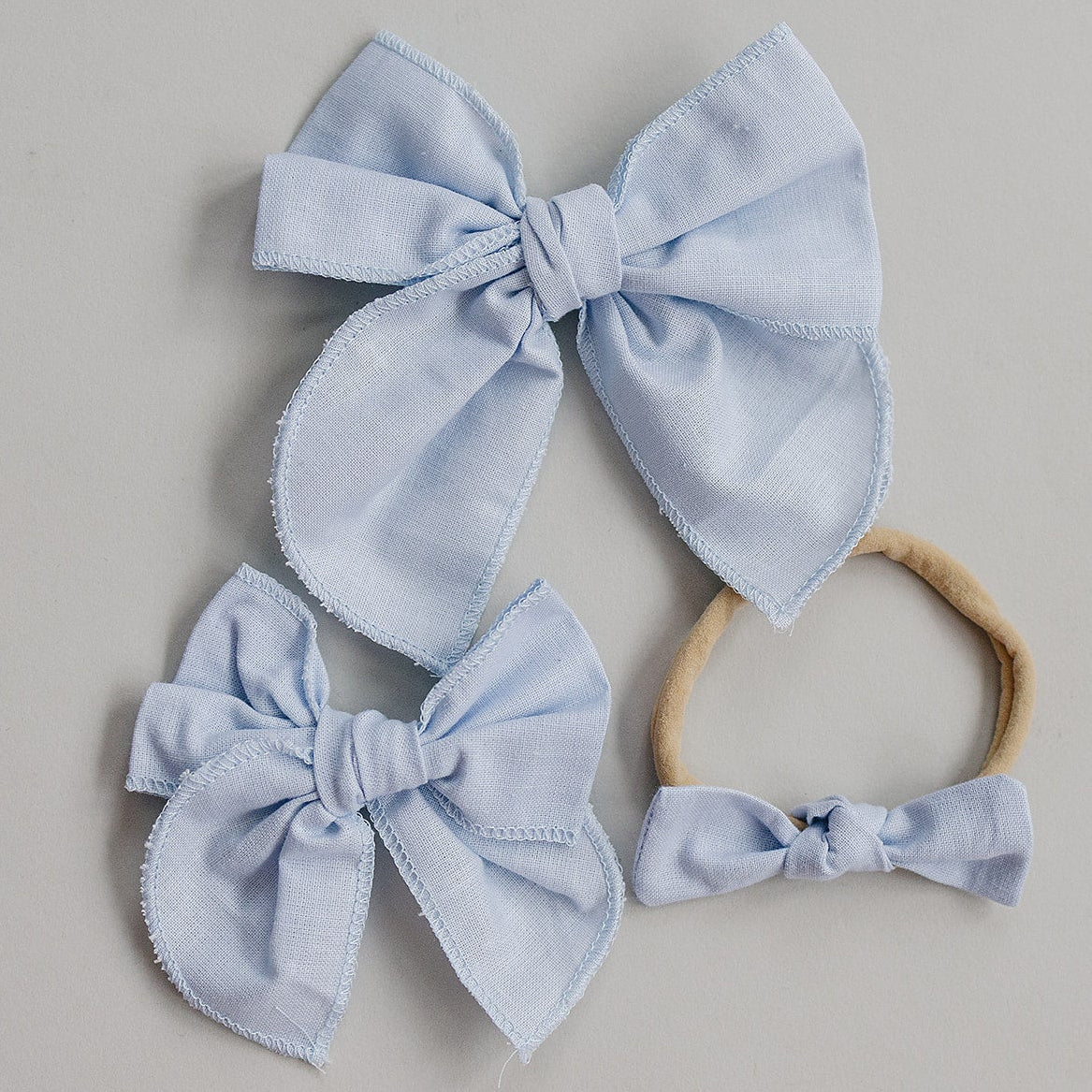 Light Blue Hair Bow