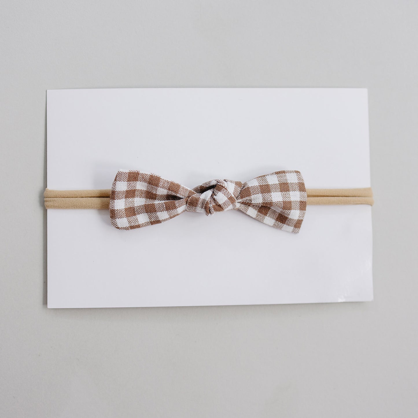 Gingham Hair Bow