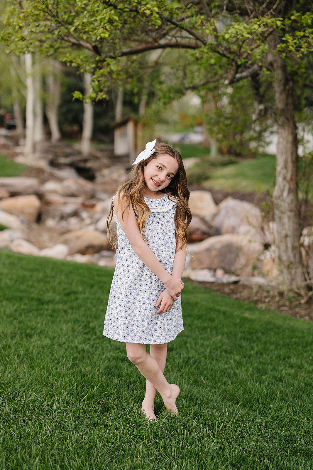 Blue Blossom Dress