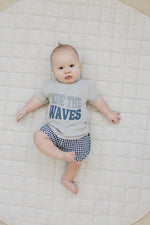 Navy Gingham Shorts