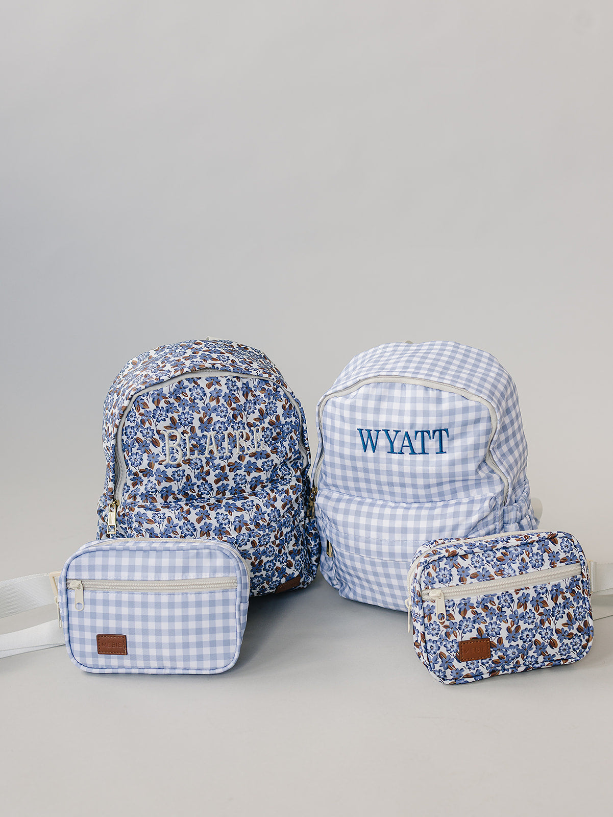 Cottage Blue Floral Mini Backpack