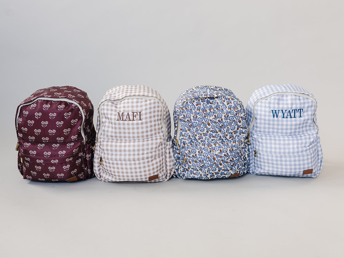 Cottage Blue Floral Mini Backpack