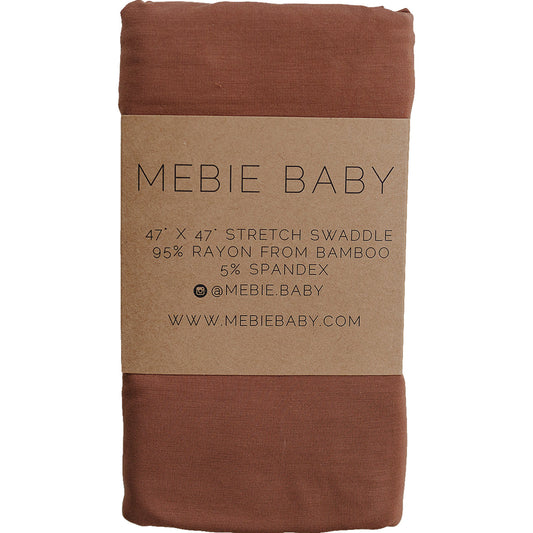 Rust Bamboo Stretch Swaddle