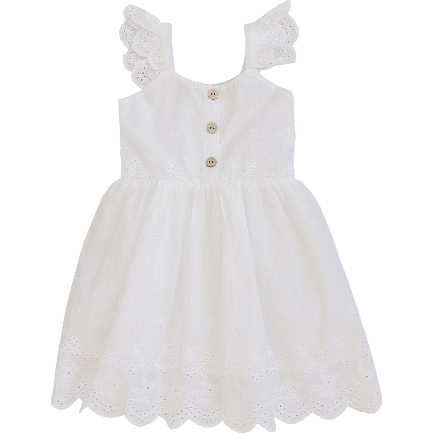 White Eyelet Dress