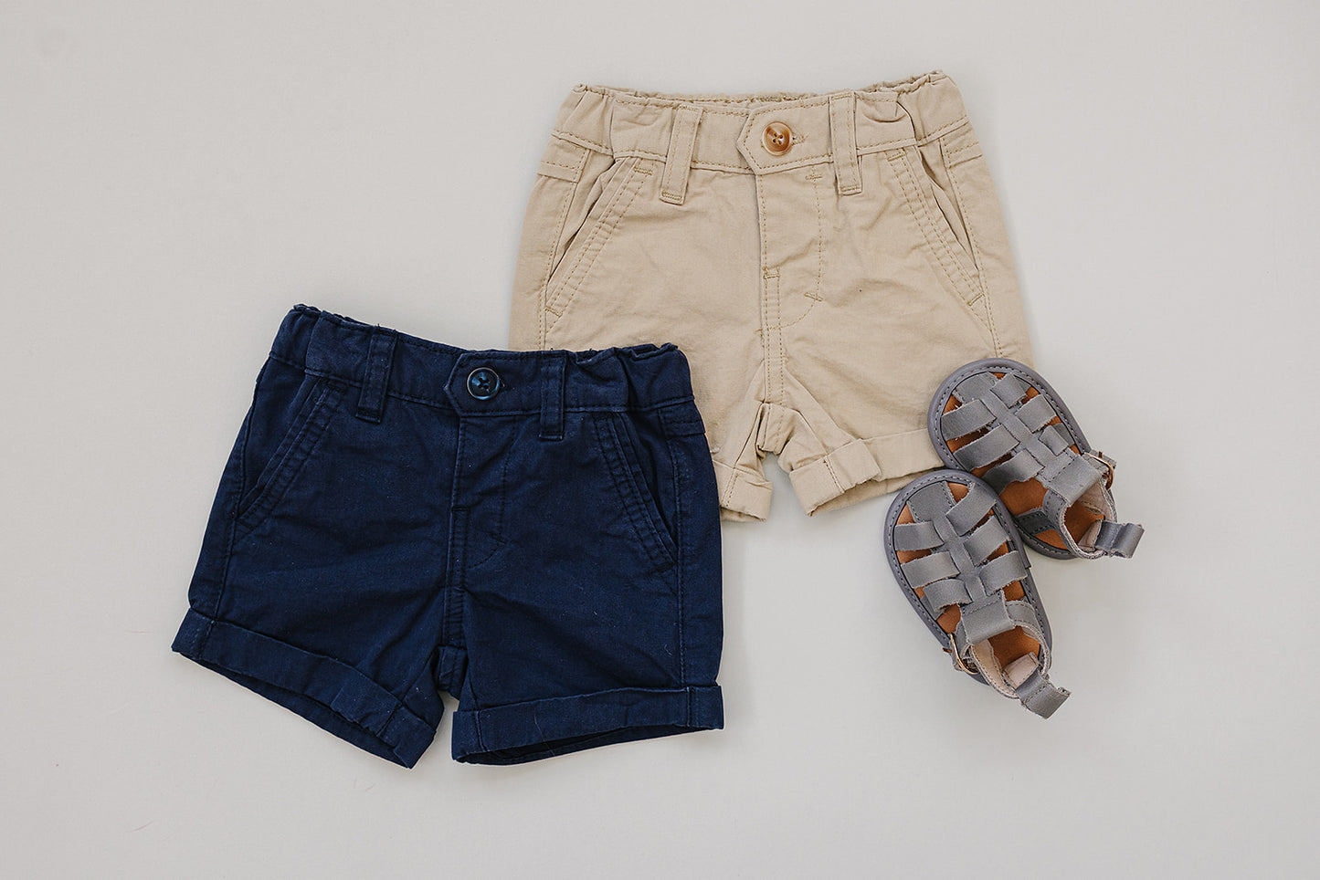 Navy Chino Shorts